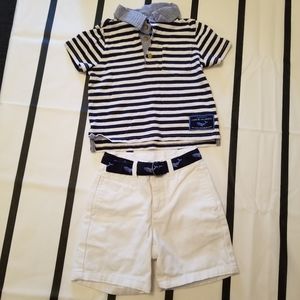 NWOT Janie and Jack 12-18 month Boys Summer Outfit